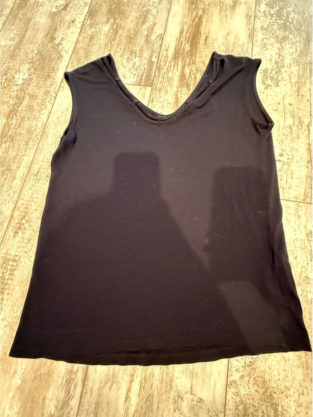 Lascana Women 0/2 Black Sleeveless Tank Top Minimalist